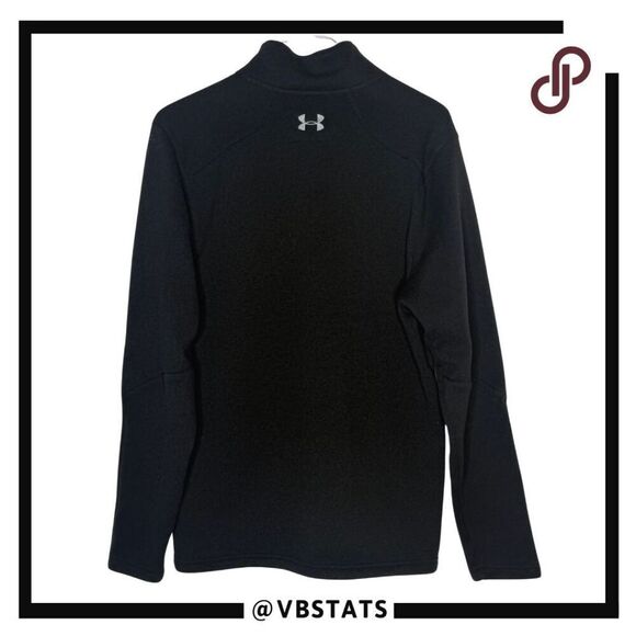 Under Armour Men's Specialist Loose ColdGear Henley Sweatshirt Black Size Large - Picture 4 of 9